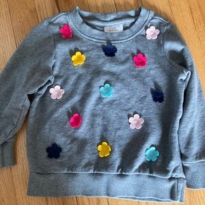 Colorful Floral Kids Sweatshirt